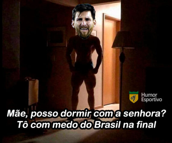 Albiceleste se classificou nos pênaltis contra a Colômbia e fará a decisão da Copa América no sábado contra a equipe de Tite. Duelo entre Neymar e Messi deu o tom das brincadeiras nas redes sociais. Veja na galeria! (Por Humor Esportivo)