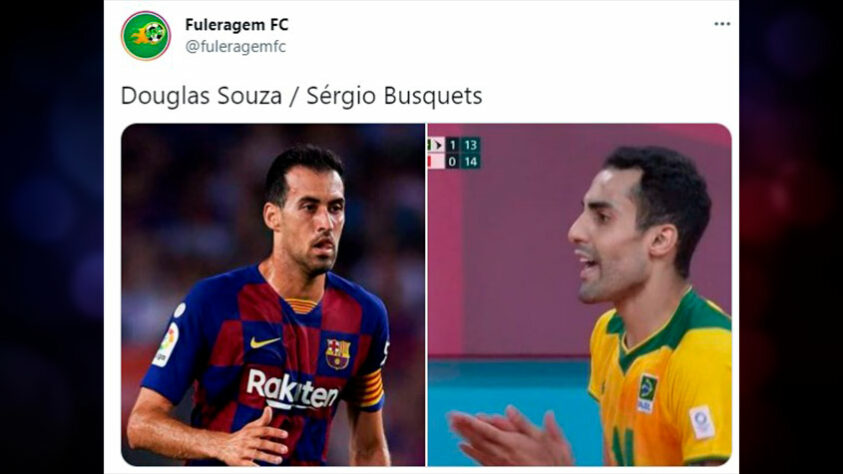Douglas Souza, atleta do vôlei masculino e fenômeno nas redes sociais, ganhou comparação inusitada