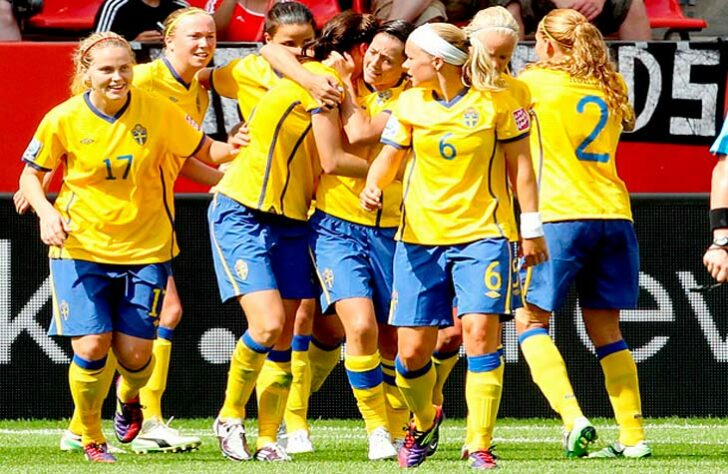 Suécia ganhou de 3 a 0 os Estados Unidos no futebol feminino.