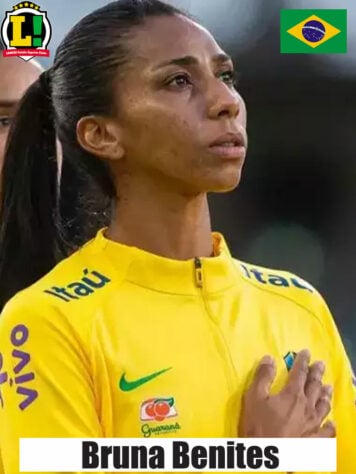 Bruna Benites - 6,0 - Lateral-direita teve atuação um pouco discreta, mas participou do lance do segundo gol brasileiro.