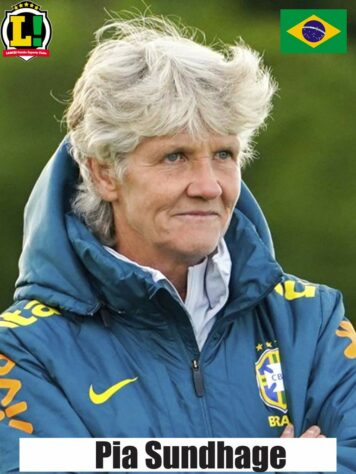 Pia Sundhage - 7,0 - Time se comportou bem e estratégia da treinadora, de controlar o jogo, deu certo. Entrada de Ludmila também mostrou que a sueca soube mexer na equipe.