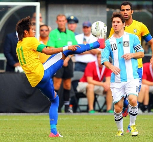 Argentina 4 x 3 Brasil - 09/06/2012 – Amistoso
