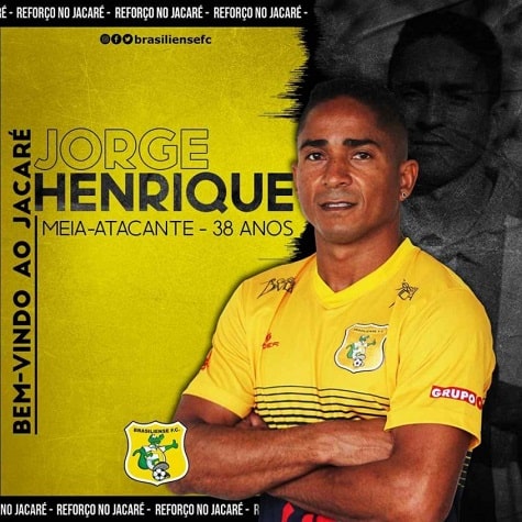 Jorge Henrique - 39 anos - atualmente defende o Brasiliense na disputa da Série D do Brasileirão.