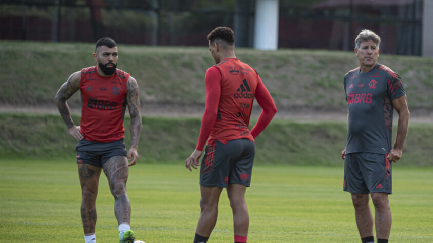 Imagens do primeiro dia de Renato Gaúcho como técnico do Flamengo.