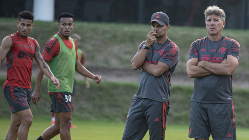 Imagens do primeiro dia de Renato Gaúcho como técnico do Flamengo.