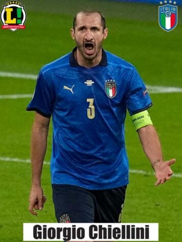 Giorgio Chiellini – 6,5 – O capitão da Itália fez uma partida segura e cumpriu muito bem seu papel defensivo. 