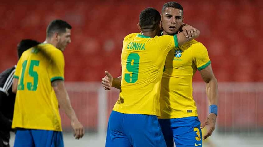 A Seleção Olímpica venceu os Emirados Árabes Unidos por 5 a 2 nesta quinta-feira em amistoso preparatório para os Jogos Olímpicos de Tóquio. Com gols de Diego Carlos, Reinier, Martinelli e Matheus Cunha (duas vezes), o Brasil conseguiu a virada após sair atrás do placar com duas falhas defensivas.