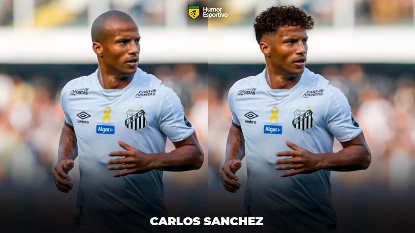 Carecas cabeludos: Carlos Sánchez, meia do Santos