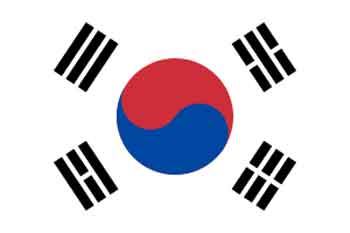 13º lugar - Coreia do Sul: 35 pontos (ouro: 6 / prata: 4 / bronze: 9).