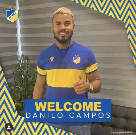 FECHADO - Um dos principais jogadores do Chipre na última época, o meia Danilo, que estava no AEL Limassol, acertou com o APOEL, do mesmo país, para as próximas temporadas. Feliz com esse novo desafio, o jogador, com passagens pelo futebol belga, ucraniano e russo, falou sobre sua perspectiva.