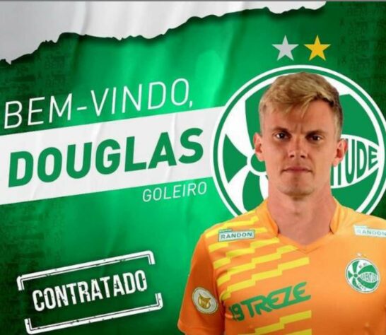 FECHADO - Embalado por duas vitórias consecutivas no Campeonato Brasileiro, o Juventude permanece ativo no mercado de transferências e anunciou a chegada do goleiro Douglas Friedrich.  Após perder espaço no Bahia, o arqueiro despertou o interesse do Jaconero, que negociou o empréstimo e acertou com o atleta até o fim da temporada.