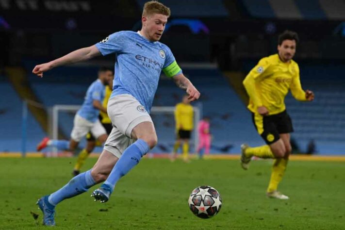 Campeão da Premier League e vice-campeão da Champions League, Kevin De Bruyne foi um dos destaques do Manchester City nesta temporada. O meio-campista da Bélgica também fez uma Eurocopa positiva, mas passou longe do título.