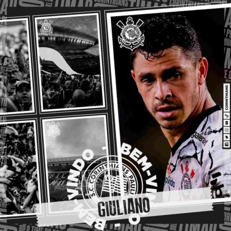 FECHADO - O Corinthians anunciou, nesta sexta-feira, a contratação do meia Giuliano, de 31 anos. O contrato é válido até o fim de 2023. Giuliano, ex-Seleção Brasileira, Internacional e Grêmio, estava sem contrato desde o começo de julho, quando deixou o Istanbul Basaksehir, da Turquia.