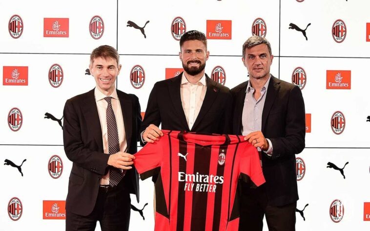 OLIVIER GIROUD: o experiente atacante da seleção francesa deixou o Chelsea, da Inglaterra, para se juntar ao Milan. Os Rossoneros não informaram o tempo de contrato, mas a imprensa local informou que o acordo é válido até junho de 2023, com a possibilidade de extensão por mais uma temporada.