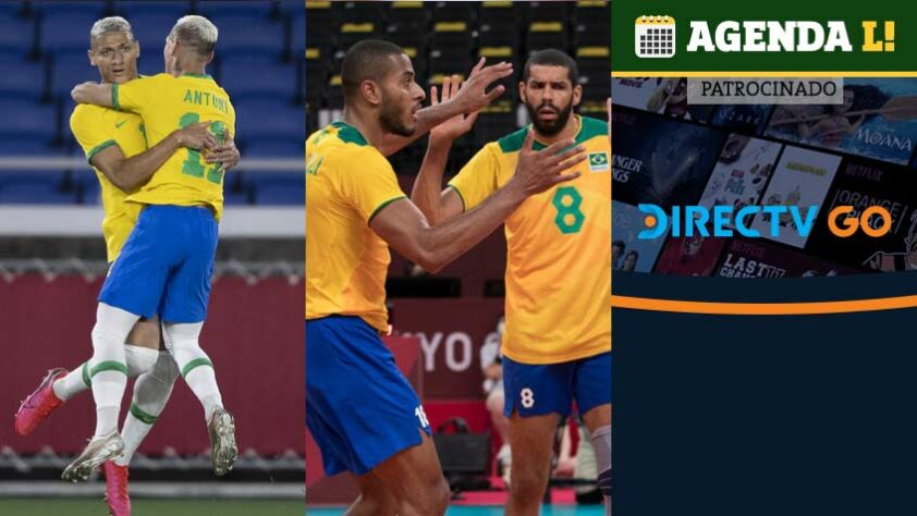 Entre a noite desta terça e a manhã da quarta, tem Brasil na natação, judô, boxe, futebol, handebol e muito mais. Confira a agenda completa, sempre no horário de Brasília. 