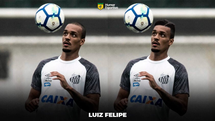 Carecas cabeludos: Luiz Felipe, zagueiro do Santos