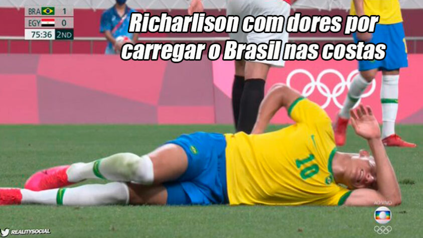 Olimpíada de Tóquio: os memes de Brasil 1 x 0 Egito no futebol masculino