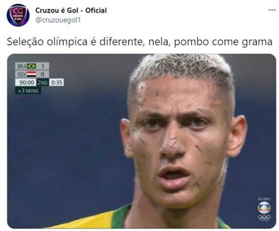 Olimpíada de Tóquio: os memes de Brasil 1 x 0 Egito no futebol masculino