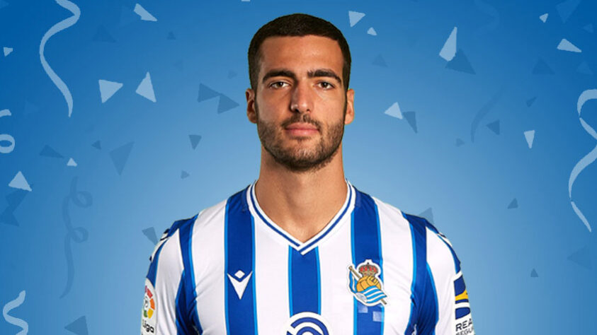 Mikel Merino - Clube: Real Sociedad - Seleção: Espanha - Posição: Meia - Idade: 25 anos - Valor segundo o Transfermarkt: 40 milhões de euros (aproximadamente R$ 241,81 milhões)