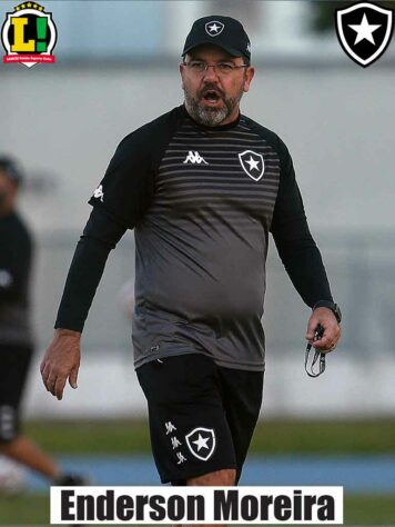 Enderson Moreira - 5,5 - O Botafogo não foi o melhor na partida. A equipe não conseguiu produzir pelas pontas e ficou refém da bola pelo meio com Chay. Não fez boas alterações, deixou Diego Gonçalves, que não fez um bom jogo.