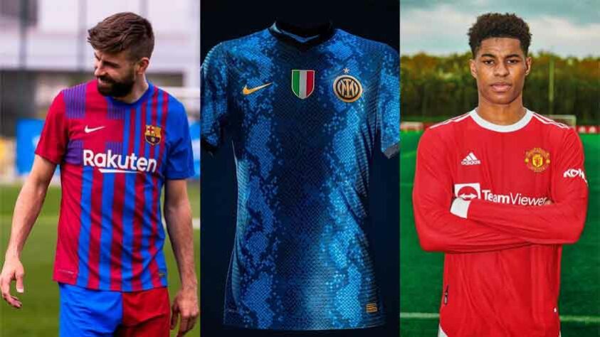 Confira todas as camisas titulares dos clubes do Campeonato Italiano  2021/22 - Show de Camisas