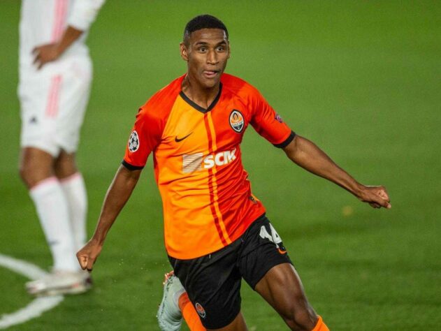 Tete - atacante - 22 anos - Shakhtar Donetsk - contrato até 31/12/2023 / Revelado pelo Grêmio, chegou à Ucrânia em 2019 / Valor de mercado: 20 milhões de euros (R$ 113,6 milhões)