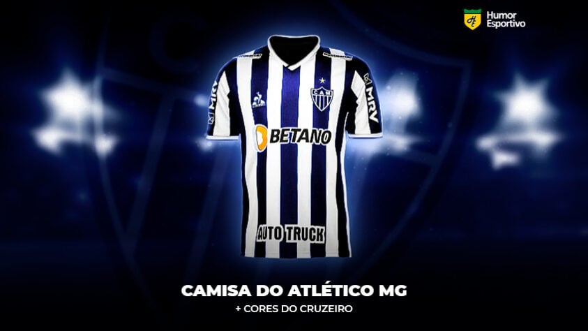 Polêmica no uniforme: a camisa do Atlético-MG com traços do azul do Cruzeiro