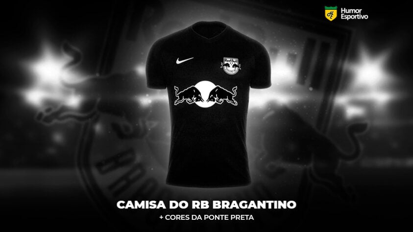 Polêmica no uniforme: a camisa do Red Bull Bragantino com as cores da Ponte Preta