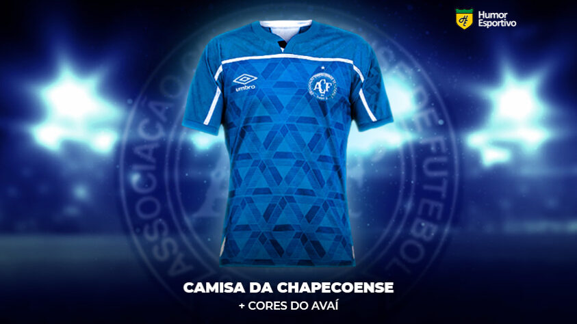 Polêmica no uniforme: a camisa da Chapecoense com as cores do Avaí