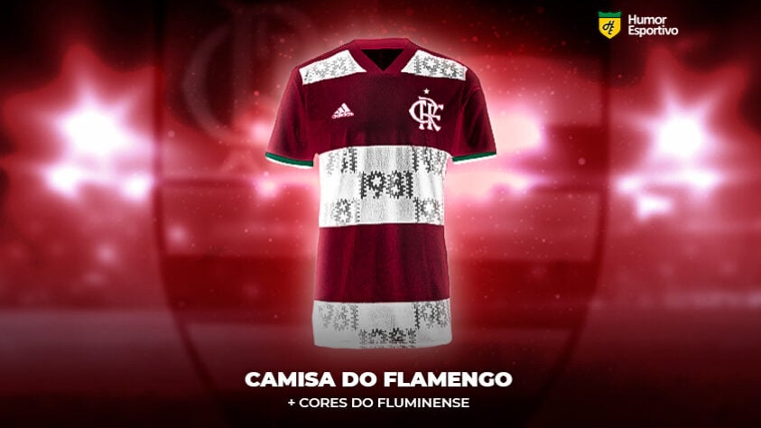Polêmica no uniforme: a camisa do Flamengo com as cores do Fluminense