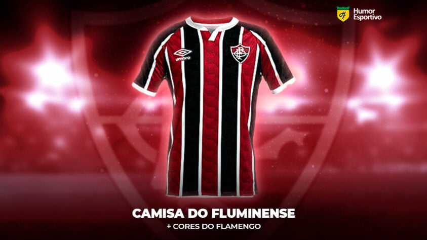Polêmica no uniforme: a camisa do Fluminense com as cores do Flamengo