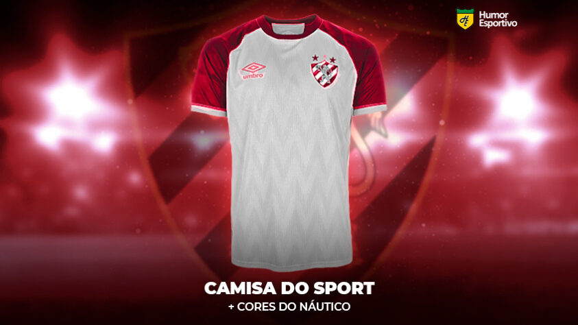 Polêmica no uniforme: a camisa do Sport com as cores do Náutico