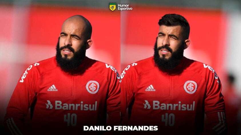 Carecas cabeludos: Danilo Fernandes, goleiro do Internacional emprestado ao Bahia