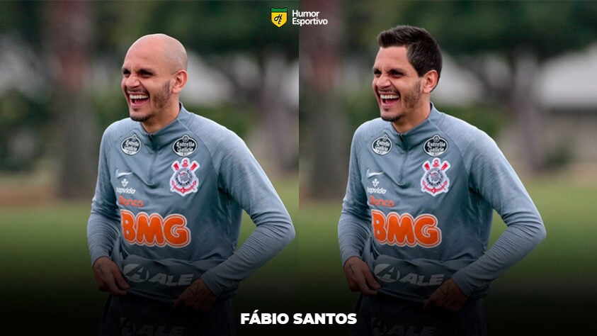 Carecas cabeludos: Fábio Santos, lateral do Corinthians