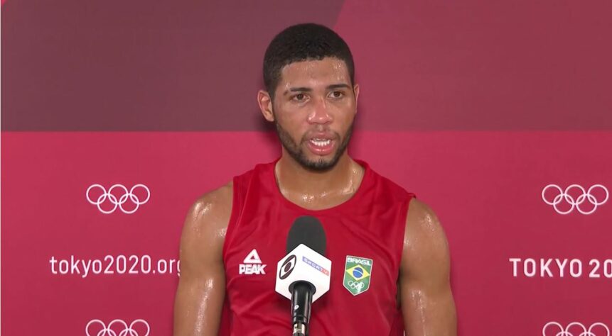 Boxe: Hebert Sousa vai disputar as quartas de final do peso-médio às 6h18, contra um pugilista do Cazaquistão. Se vencer, garante medalha já que não tem disputa pelo terceiro lugar e são dois bronzes. 