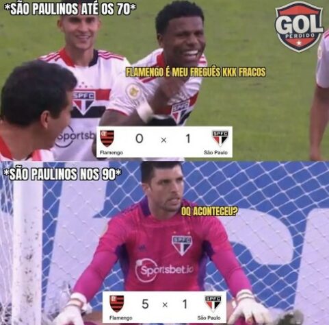 Brasileirão: os melhores memes da goleada do Flamengo por 5 x 1 diante do São Paulo