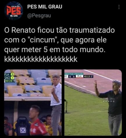 Brasileirão: os melhores memes da goleada do Flamengo por 5 x 1 diante do São Paulo