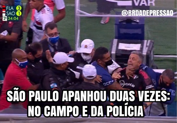 Brasileirão: os melhores memes da goleada do Flamengo por 5 x 1 diante do São Paulo