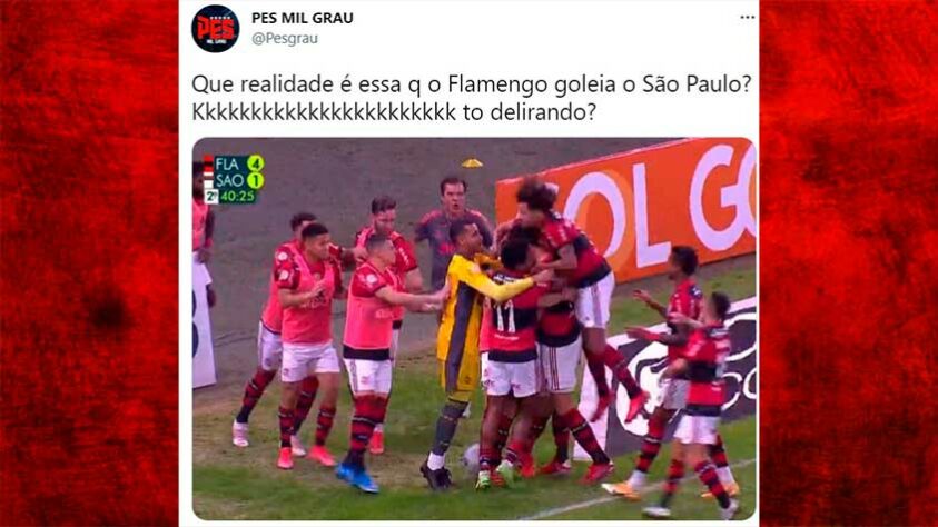 Brasileirão: os melhores memes da goleada do Flamengo por 5 x 1 diante do São Paulo