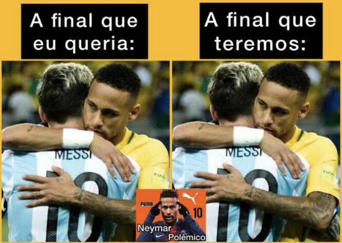 Memes! Web ironiza a confusão no jogo entre Brasil e Argentina