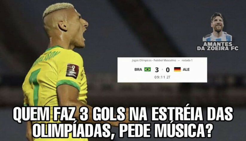 É ouro! Veja os melhores memes da conquista do futebol masculino nos Jogos  Olímpicos - Esportes - R7 Lance