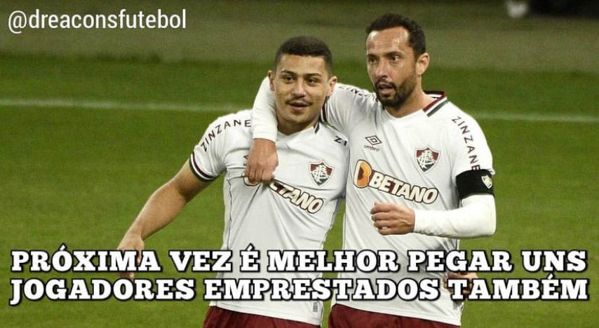 Zoação! Vinte memes que estão bombando nas redes sociais após a vitória do  Fluminense sobre o Flamengo - EXPLOSÃO TRICOLOR