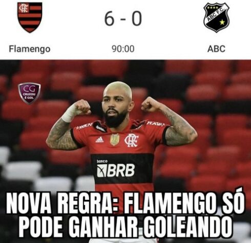 Copa do Brasil: os melhores memes de Flamengo 6 x 0 ABC-RN