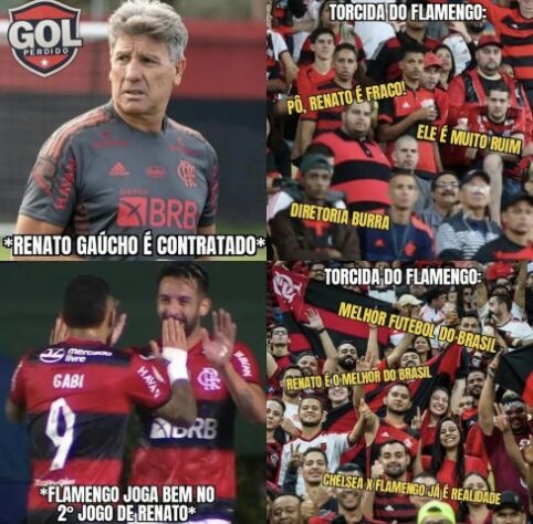 Cincum! Goleada do Flamengo diante do Bahia rende memes com Renato e ...