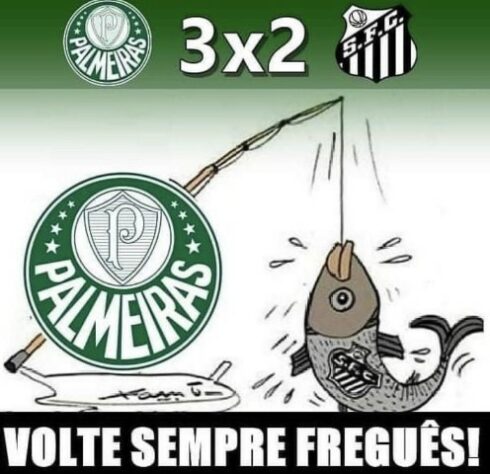 Passa no crédito? Torcedores do Palmeiras zoam freguesia do Santos em memes  após o clássico – LANCE!