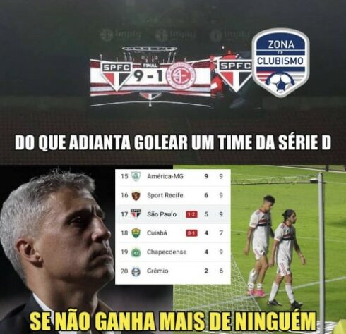 Brasileirão: São Paulo perde por 2 a 1 para o RB Bragantino e é alvo de memes nas redes sociais