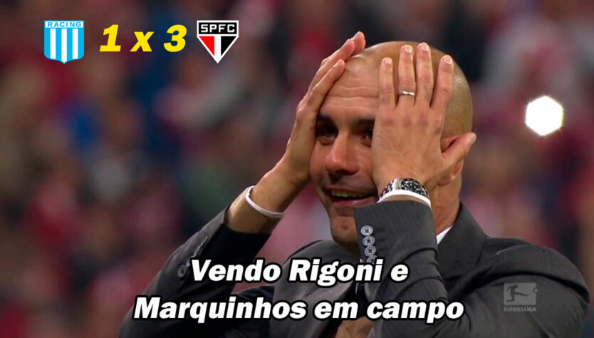 Com grande atuação de Miranda, Rigoni e o jovem Marquinhos, o Tricolor superou o time argentino e está nas quartas de final da Libertadores. Eufóricos, torcedores foram às redes sociais comemorar o resultado. Veja na galeria! (Por Humor Esportivo)