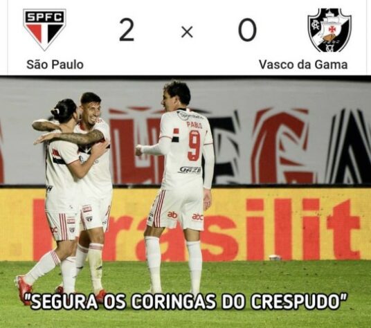 Copa do Brasil: os melhores memes de São Paulo 2 x 0 Vasco da Gama