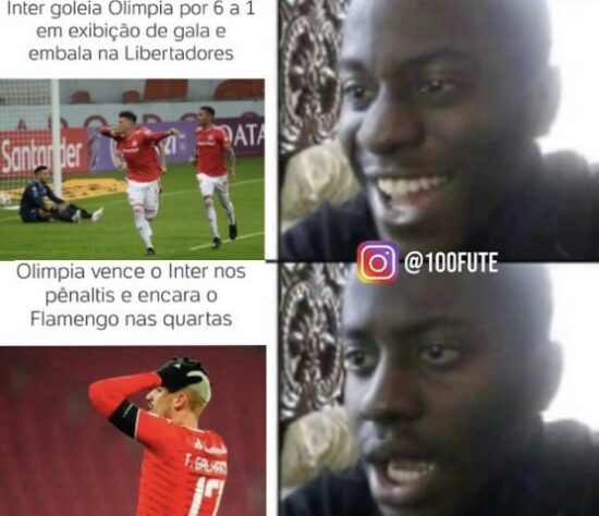 Libertadores da América: os melhores memes da eliminação do Internacional para o Olimpia