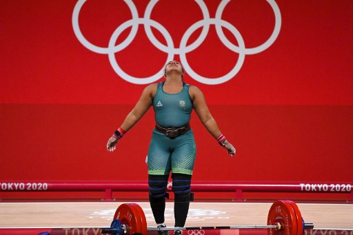 LEVANTAMENTO DE PESO - No levantamento de peso feminino, categoria até 87kg, a brasileira Jaqueline Ferreira não conseguiu classificação para a próxima fase e não tem mais chances de medalha nos Jogos Olímpicos de Tóquio. A atleta ficou na quarta colocação do grupo B, e levantou 215kg no total.